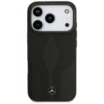 Mercedes Leather The Move MagSafe Black Kryt iPhone 17 Pro