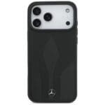 Mercedes Leather The Move MagSafe Black Kryt iPhone 17 Pro Max