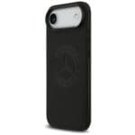 Mercedes Leather Vintage Logo MagSafe Black Kryt iPhone 17 Air