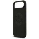 Mercedes Leather Vintage Logo MagSafe Black Kryt iPhone 17 Air