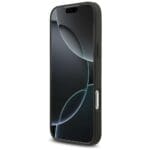 Mercedes Leather Vintage Logo MagSafe Taupe Kryt iPhone 17 Pro Max