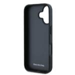 Mercedes MEHCP16SARMBK Black Hardcase Leather Urban Kryt iPhone 16