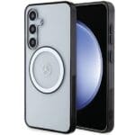 Mercedes MEHMHUOKC S921 Transparent Hardcase Printed Logo MagSafe Kryt Samsung Galaxy S24