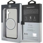 Mercedes MEHMHUOKC S921 Transparent Hardcase Printed Logo MagSafe Kryt Samsung Galaxy S24