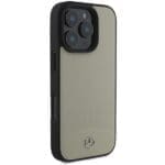 Mercedes MEHMP16X23RBARE Beige Hardcase MB TextuRed and Plain Leather MagSafe Kryt iPhone 16 Pro Max