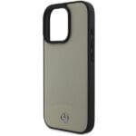 Mercedes MEHMP16X23RBARE Beige Hardcase MB TextuRed and Plain Leather MagSafe Kryt iPhone 16 Pro Max