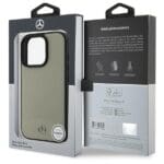 Mercedes MEHMP16X23RBARE Beige Hardcase MB TextuRed and Plain Leather MagSafe Kryt iPhone 16 Pro Max