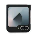 Mercedes MEHMZF623RBGVK F741 Black Leather Wood Imitation MagSafe Kryt Samsung Galaxy Z Flip 6