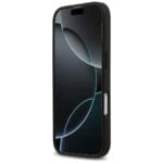 Mercedes Plain Smooth Leather MagSafe Black Kryt iPhone 17