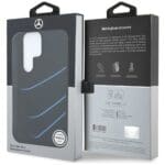 Mercedes Silicone Contrasted Curves MagSafe Black Kryt Samsung Galaxy S25 Ultra