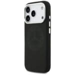 Mercedes Silicone Vintage Logo MagSafe Black Kryt iPhone 17 Pro