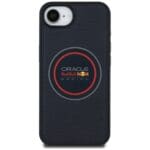 Red Bull Meshed Logo and Red Ring MagSafe Navy Blue Kryt iPhone 16e