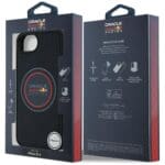 Red Bull Meshed Logo and Red Ring MagSafe Navy Blue Kryt iPhone 16e