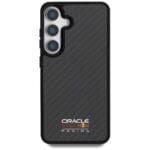 Red Bull Real Carbon Fiber Shiny Logo MagSafe Black Kryt Samsung Galaxy S25