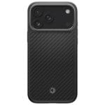 Spigen Enzo Aramid "T" Mag MagSafe Black Silver Kryt iPhone 17 Pro Max