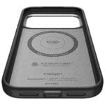 Spigen Enzo Aramid "T" Mag MagSafe Black Silver Kryt iPhone 17 Pro Max