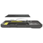 Spigen Rugged Armor Mag MagSafe Gray Kryt iPhone 17 Pro