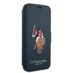 US Polo USFLBKP12LPUGFLNV Navy Book Polo Embroidery Collection Kryt iPhone 12 Pro Max