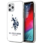 US Polo USHCP12MTPUHRWH White Shiny Big Logo Kryt iPhone 12/12 Pro