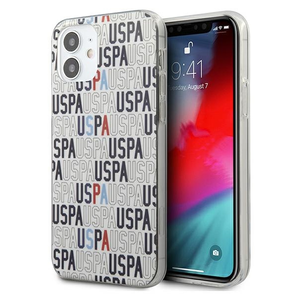 US Polo USHCP12SPCUSPA6 White Logo Mania Collection Kryt iPhone 12 Mini