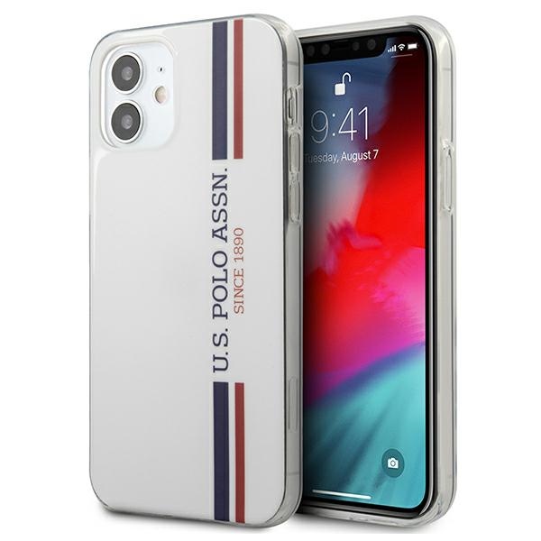 US Polo USHCP12SPCUSSWH White Tricolor Collection Kryt iPhone 12 Mini