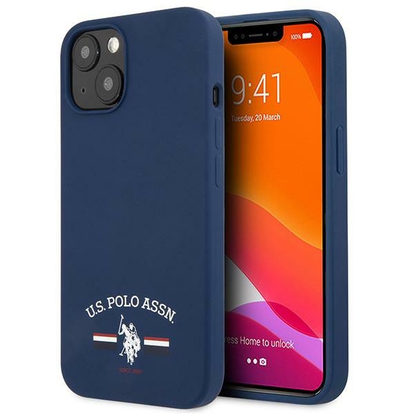 US Polo USHCP13SSFGV Navy Silicone Collection Kryt iPhone 13 Mini