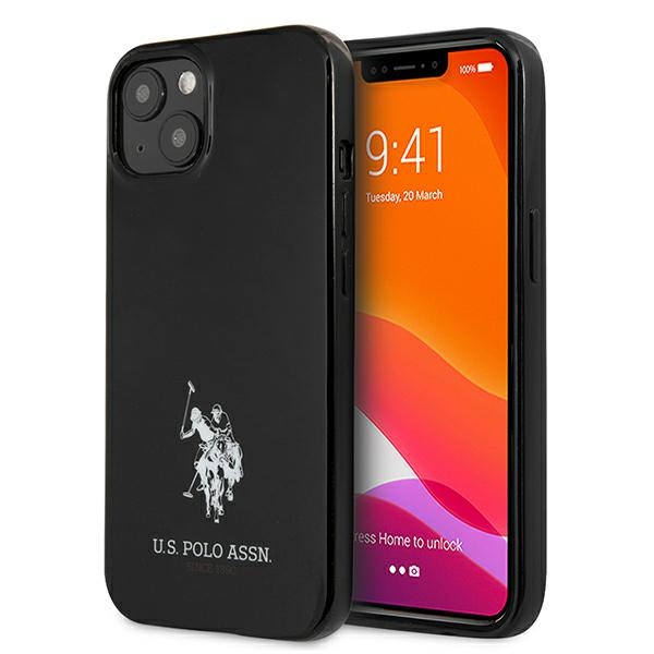 US Polo USHCP13SUMHK Black Hardcase Horses Logo Kryt iPhone 13 Mini