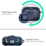 ESR Cyber Flicklock Halolock MagSafe Apple Blue Kryt AirPods Pro 3