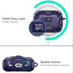 ESR Cyber Flicklock Halolock MagSafe Apple Purple Kryt AirPods Pro 3