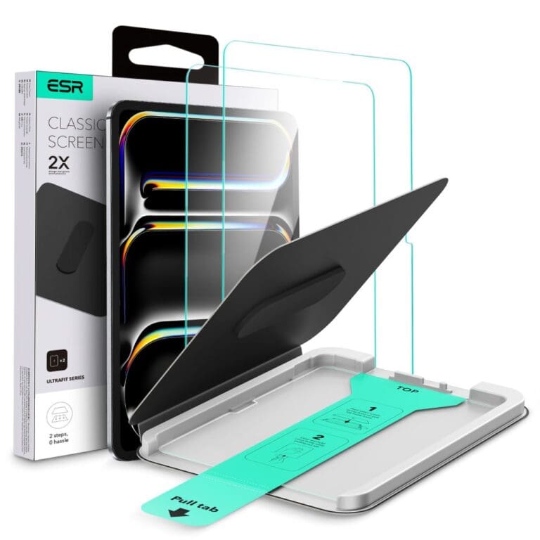 ESR Ultrafit Tempered Glass 2-Pack iPad Pro 13” 7 / 8 / 2024-2025 Clear