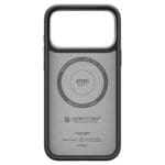 Spigen Enzo Aramid ”T” Mag MagSafe Black/Silver Kryt iPhone 17 Pro