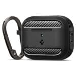 Spigen Rugged Armor Apple Matte Black Kryt AirPods Pro 3