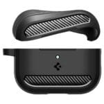 Spigen Rugged Armor Apple Matte Black Kryt AirPods Pro 3