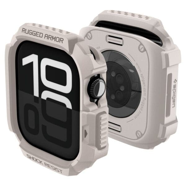 Spigen Rugged Armor V2 Apple Watch 10 / 11 (42 mm) Dune Beige