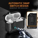 Tech-Protect Carbonox MagSafe Apple Black Kryt AirPods Pro 3