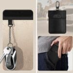 Tech-Protect Faraday Cage Klr400 Pouch Keyless Rfid Signal Blocker Black/Black