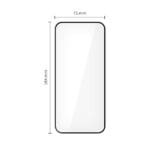 Tech-Protect Glass Fit+ 2-Pack Black Xiaomi Redmi 15