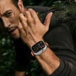 Tech-Protect Iconband Line Apple Watch SE/11/10/9/8/7/6/5/4/3/Ultra 1/2/3 (44/45/46/49mm) Black/Orange