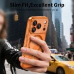 Tech-Protect Magflex MagSafe Shiny Cosmic Orange Kryt iPhone 17 Pro Max