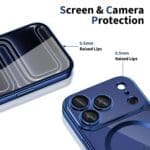 Tech-Protect Magflex MagSafe Shiny Deep Blue Kryt iPhone 17 Pro
