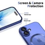 Tech-Protect Magflex MagSafe Shiny Mist Blue Kryt iPhone 17