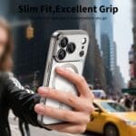 Tech-Protect Magflex MagSafe Shiny Silver Kryt iPhone 17 Pro Max