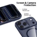 Tech-Protect Magmat MagSafe Deep Blue/Clear Kryt iPhone 17 Pro Max