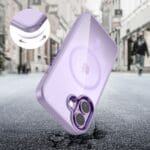 Tech-Protect Magmat MagSafe Lavender/Clear Kryt iPhone 17