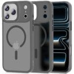 Tech-Protect Magmat MagSafe Matte Crayon Grey Kryt iPhone 17 Pro Max