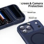 Tech-Protect Magmat MagSafe Matte Deep Blue Kryt iPhone 17 Pro Max