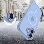 Tech-Protect Magmat MagSafe Matte Mist Blue Kryt iPhone 17