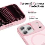 Tech-Protect Magmat MagSafe Matte Pink Kryt iPhone 17 Pro