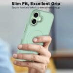 Tech-Protect Magmat MagSafe Matte Sage Kryt iPhone 17