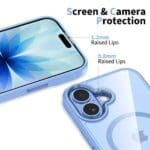 Tech-Protect Magmat MagSafe Mist Blue/Clear Kryt iPhone 17